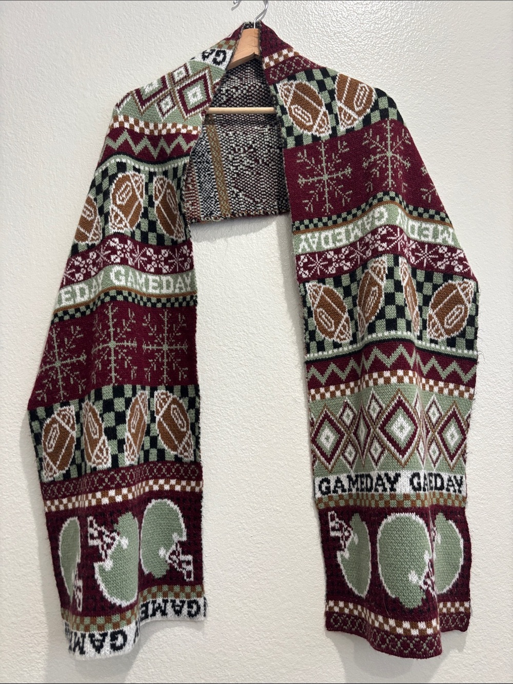 daily practice by anthropologie game day scarf